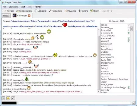 simple chat client